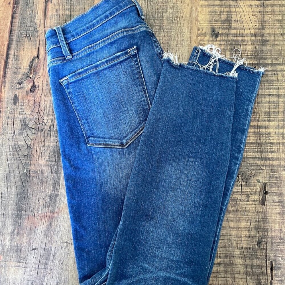 FRAME JEANS - Le Skinny de Jeanne Crop - 30 - Decades Blue